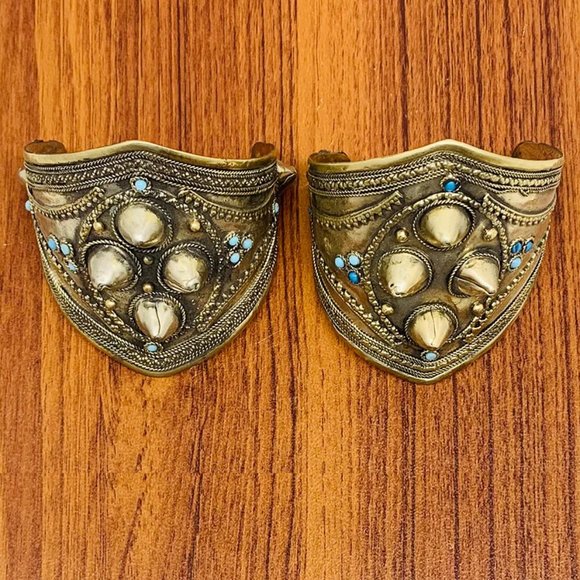 Single Rustic Pure Vintage Gypsy Boho Cuff,Tribal Statement Cuff - Picture 4 of 10